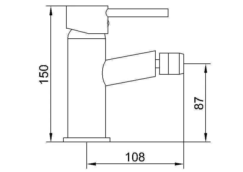 Moden Brass Bathroom Bidet Faucet