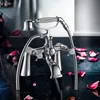 Modern Bathroom Shower Set Bathtub Mixer Shower Chrome Bath Faucet