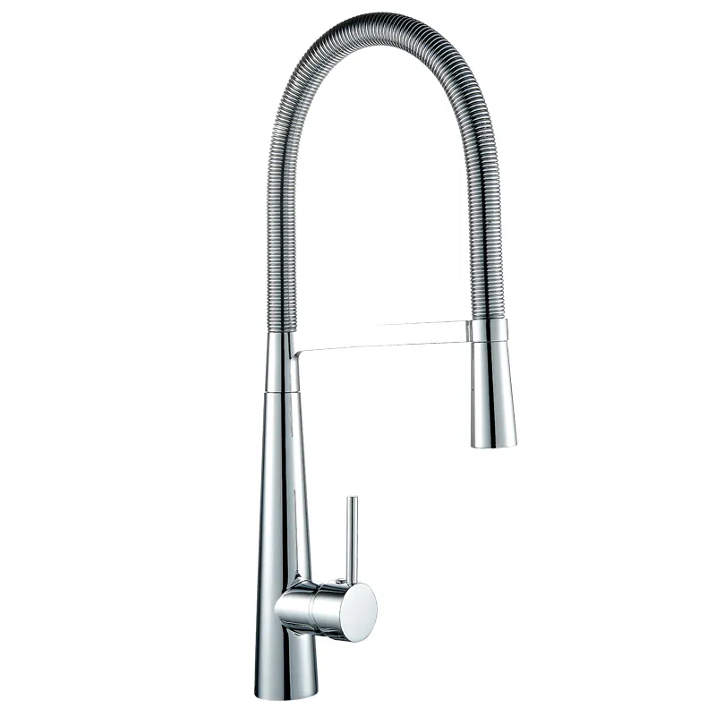 New Pull-out Hot Cold Spray Kitchen Faucet Brass Mixer Tap