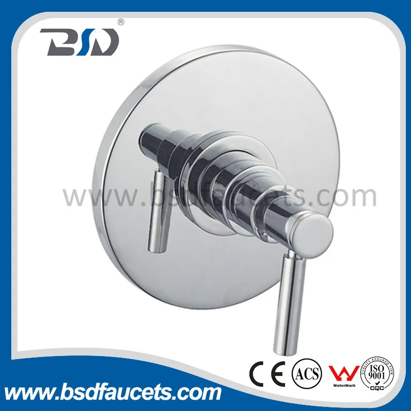 Polished Chrome Brass Shower Valve 4-Setting Diverter Concealed & Exposed