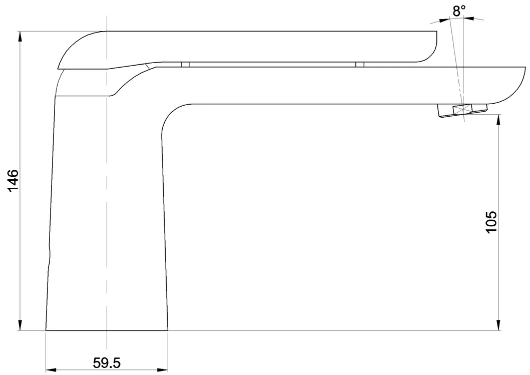 Popular Design Singel Hole European Basin Faucet