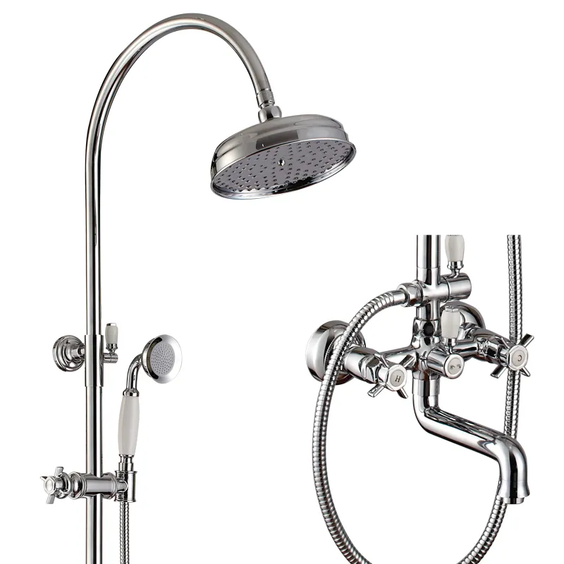 Popular High Quality Brass Shower Set with Brass Handle Shower
