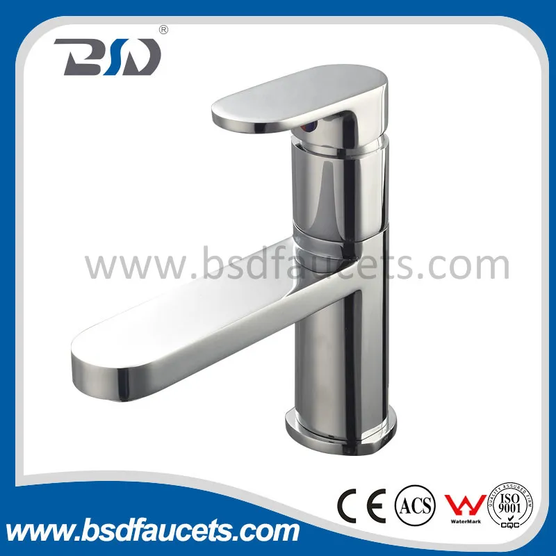 Sanitary Ware Single Handle Chromed Brass Faucet Basin Faucet Mixer