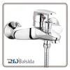Shower Bath Faucets Mixer with Brass Diverter Chrome Single Handle