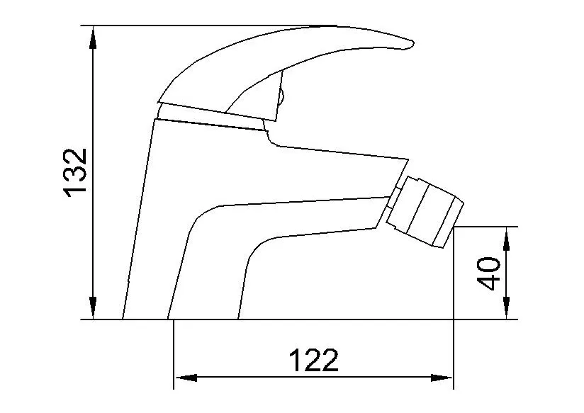 Single Handle Cheap Bathroom Women Anus Cleaning Ceramic Bidet Faucet