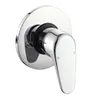 Single Handle Chrome Plated Brass Manual Concealed Shower Mixer Valve
