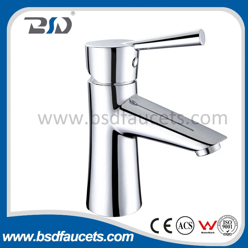 Single Handle Dr Material Brass Chrome Watermark Basin Mixer