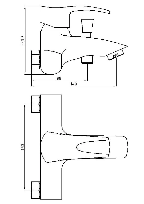 Single Handle Fancy Chinese Brass Bathroom Faucets
