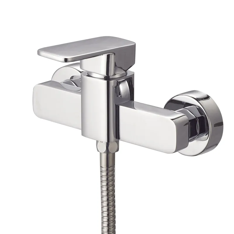 Single Handle Simple Square Shower Faucet Mixer