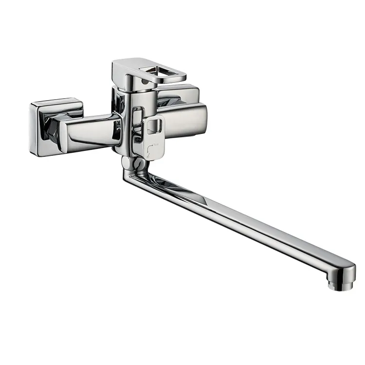 Single Lever Bathtub Faucet with Brass Swiveling Spout