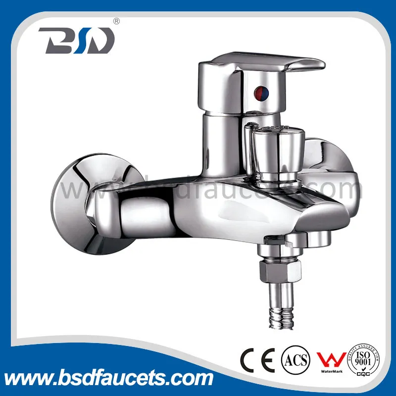 Single Lever Brass Bath Mixer Chrome Plating