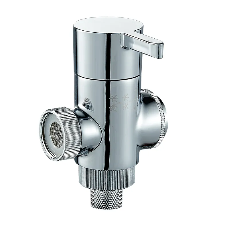Single Lever Brass Shower Valve Connect Different Size Diverter
