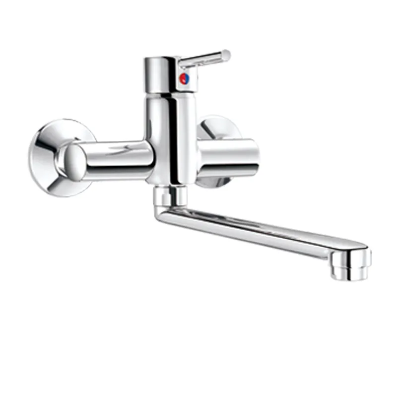 Single Lever Ceramic Cartridge Wall Mounted Sink Mixer