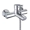 Single Lever Chrome Plated Wall Mounted Bath Shower Faucet