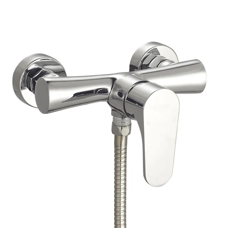 Single Lever Deck Mounted Brass Bathroom Faucet