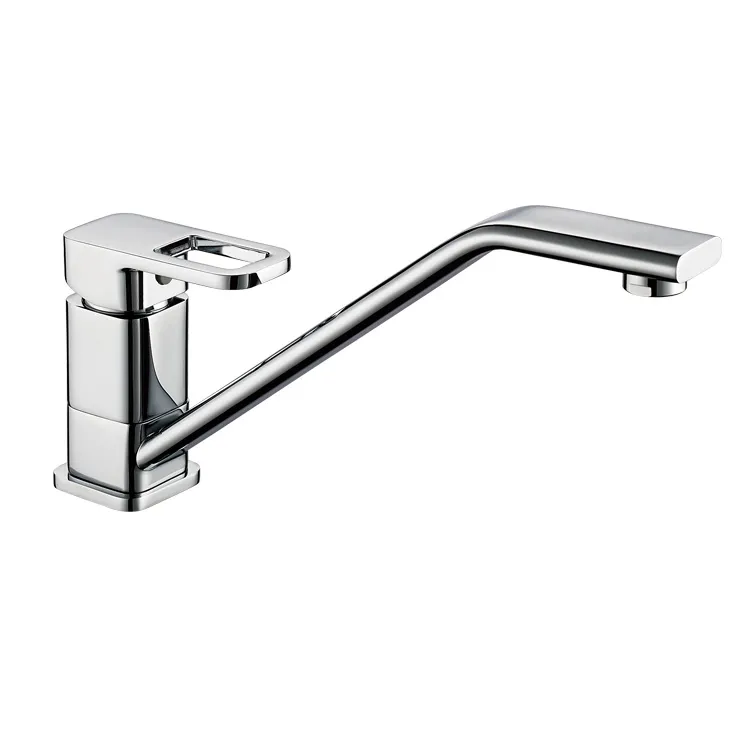 Single Lever Sink Mixer with Long Brass Spout