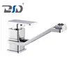Single Lever Square Aerator Rotating Chrome Kitchen Mixer Sink Faucets