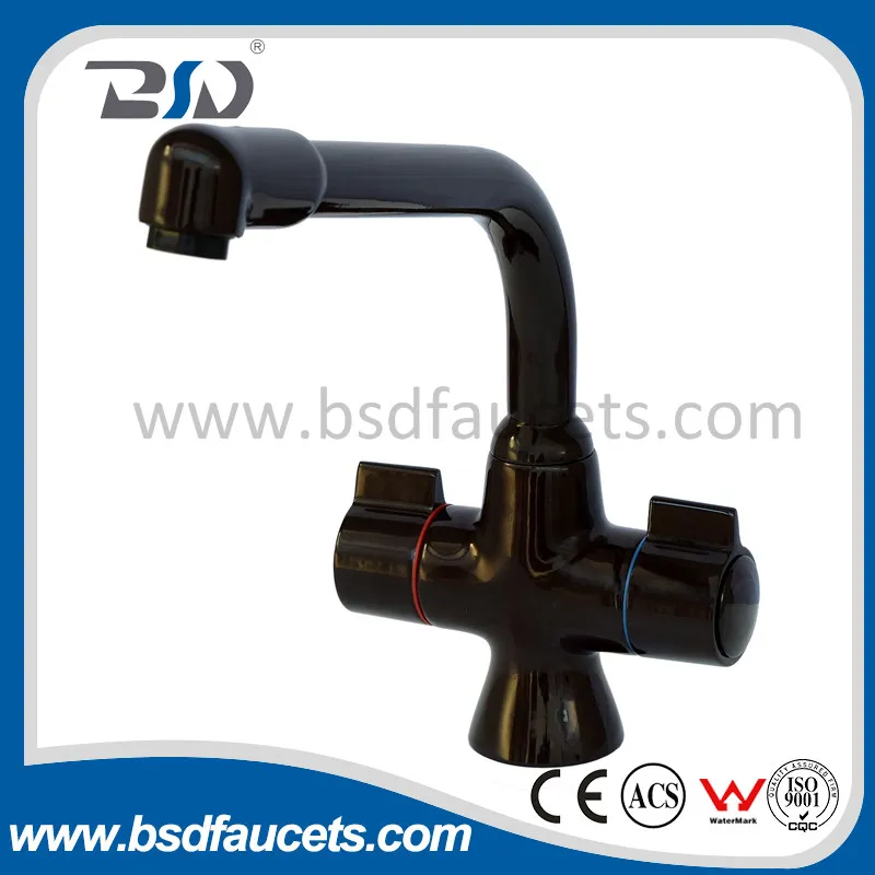 Solid Brass Chrome Finish Kitchen Sink Faucet Taps