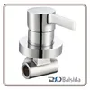 Solid Brass Round Concealed Single Lever Chrome Shower Outlet Faucet