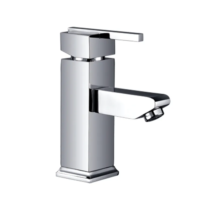 Solid Brass Square Wash Basin Mixer