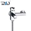 Square Brass Body Single Handle Bath Mixer Chrome Plated