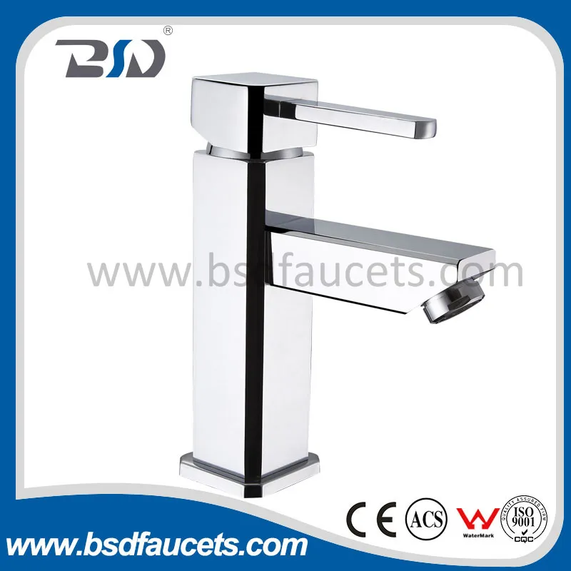 Tapware 35mm Ceramic Cartridge Square Shape Brass Basin Faucet