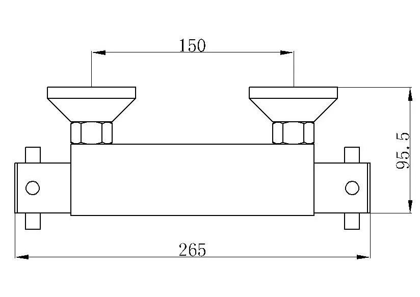 Temperature Control Waterfull Thermostatic Shower Faucet