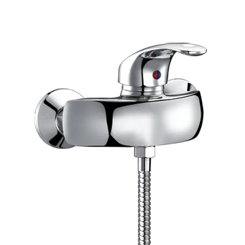 Wall Mount Bathroom Brass Shower Mixer