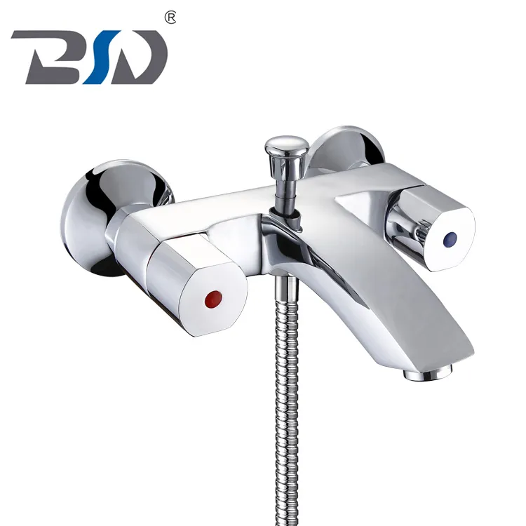 Wall Mounted Brass Bathroom Bath Water Faucet