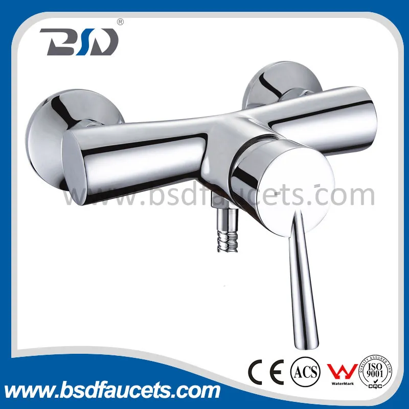Wall Mounted Brass Single Handle Shower Faucet Mixer Watermark Approval