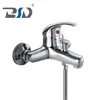 Wall Mounted Chromed Single Handle Bathtub Bath Mixer Shower Faucet