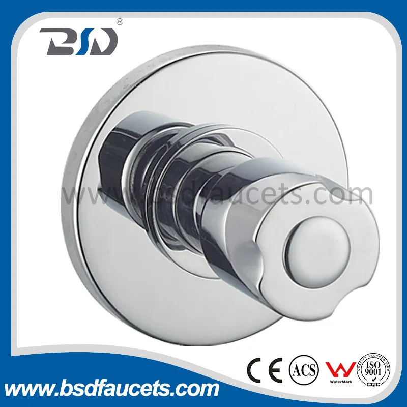 Wall-Mounted Shower Faucet Control Valve Mixer Tap Single Handle Diverter