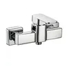 Wall Mounted Square Chrome Bath Shower Faucet