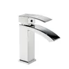 Waterfall Wash Basin Chrome Plated Solid Brass Faucet
