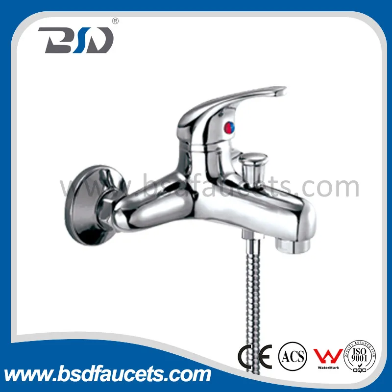 Waterfull Hot or Cold Water Brass Wall Mounted Bathroom Bath Mixer