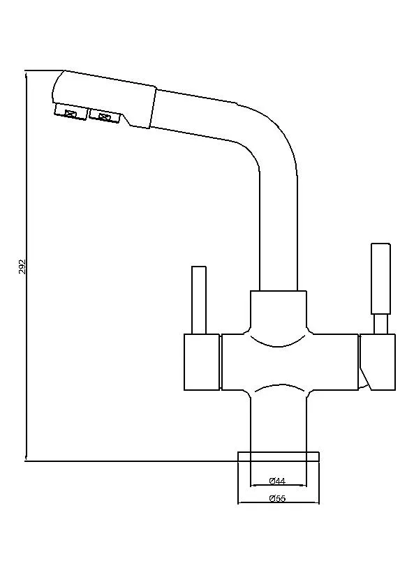 Watermark Drinking Water 3 Way RO Kitchen Faucet
