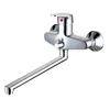 on Sale Brass Russian Bathtub Mixers with Long Swiveling Spout Brass Divertor
